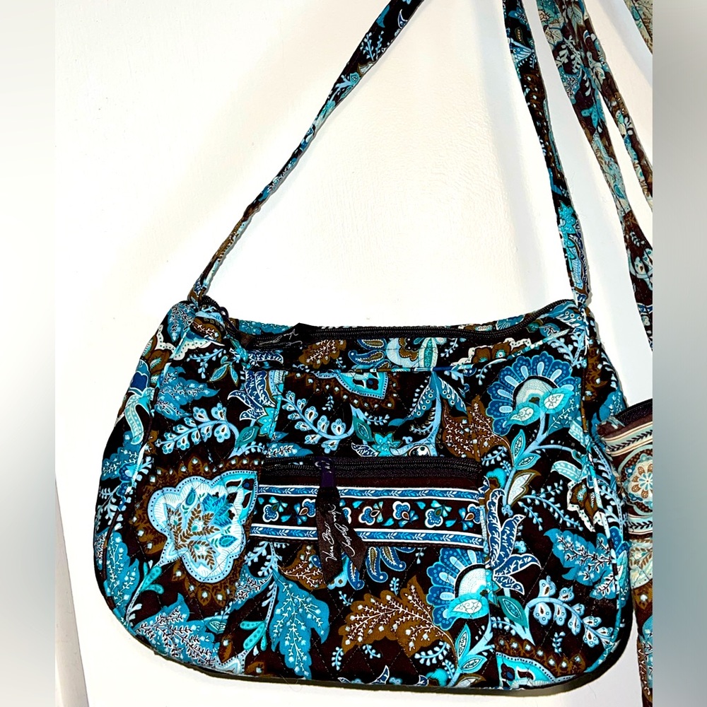 Java Blue Retired Vera Bradley Pattern Bowler - image 1
